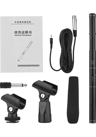 Singree "profesyonel Mf-360 Yönlü Kondenser Mikrofon Seti - 6m Kablo Ve Aksesuarlar"