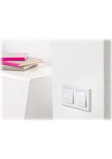 Schneider Asfora Krem Sıva Altı Topraklı Priz Çerceveli N11539