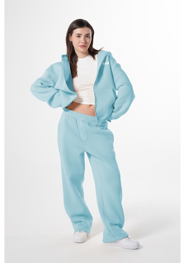 Flaw Atelier Baggy Eşofman Altı-28814 Bebek Mavisi