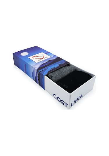 Gost Liria -premium Bambu Erkek Çorap Çok Renkli 3 Lü Özel Paket Çok Renkli