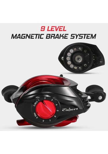 Tenfowee Sol El Yl300 Baitcasting Makinesi - 18+1 Piyasa, 7.2:1 Dişli Oranı, Manyetik Fren, 5 Kg Maksimum Sürtünme