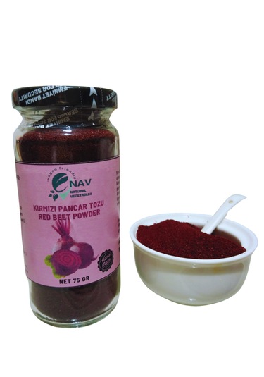 Nav Kırmızı Pancar Tozu Katkısız Koruyucusu Sağlıklı Cam Şişede