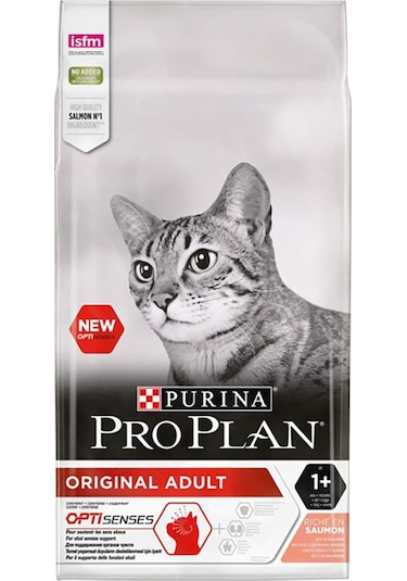 Purina Pro Plan Somonlu ve Pirinçli Yetişkin Kedi Maması 3 KG