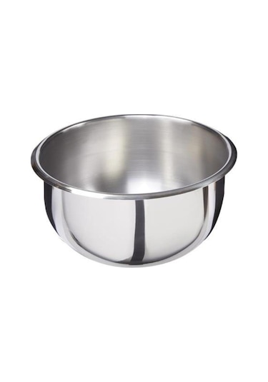 25 Cm Paslanmaz Çelik Oval Taban Çırpma Kabı Mayonez & Karıştırma Tenceresi Gümüş