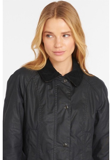Barbour Beadnell Yağlı Ceket Ny91 Navy Lacivert
