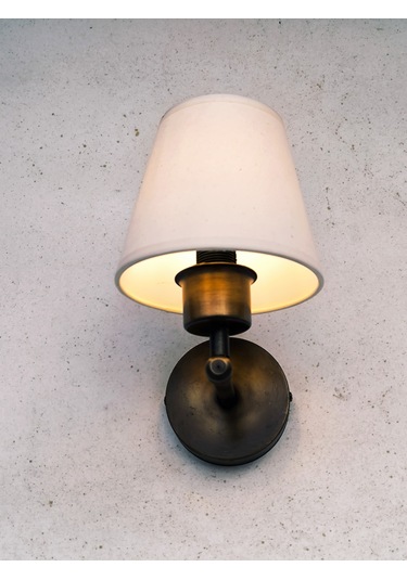 Shimmer Duvar Apliği Eskitme Gold Krem Başlıklı Krem