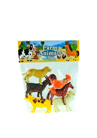 6'lı Çiftlik Hayvanları Figürü