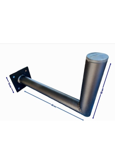Çanak Anten Montaj Ayağı Duvar Ayak Demir L 40cm Uydu Alıcısı