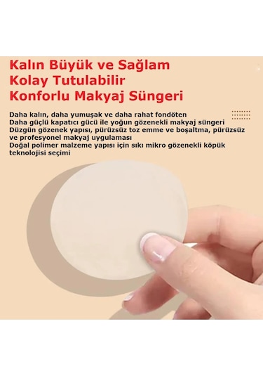 Melien Profesyonel Pamuk Şekeri Puf Makyaj Süngeri