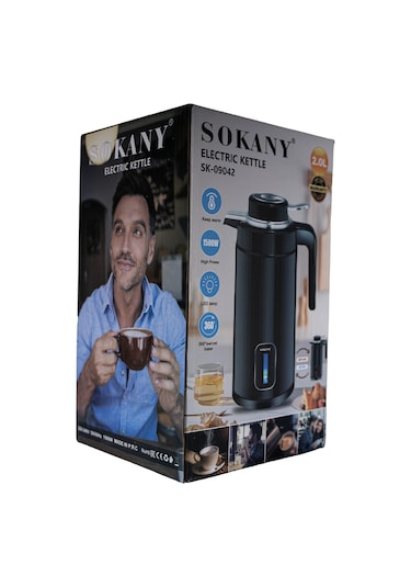 Sokany SK-09042 1500 W Geniş Kapasiteli Elektrikli Kettle