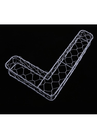 Suntek Magideal Alfabe Demir Tel Çelenk Çerçeve Etli Saksı Metal L