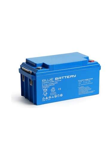 Blue Battery 12 V 65 Amper Bakımsız Kuru Akü Ups Aküsü