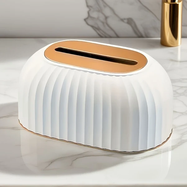 Cordial Yeşil Kutu: Modern Zarif Desenli Plastik Mendil Kutusu, Oturma Odası Ofis Yatak Odası Yeşil Kutu