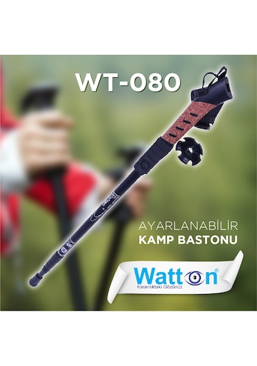 Yürüyüş İçin Profesyonel Baston-Kamp Bastonu & Watton WT080 Baton