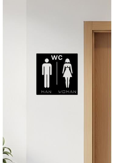 Wc Tabelası, Tuvalet Levhası, Kadın Erkek Tabela, Yönlendirme Levhaları 30