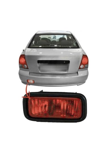 Hyundai Accent Admire Arka Tampon Reflektörü 2003--2006
