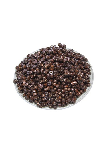5 Mm Silindir Kahve Rengi Ahşap Boncuk 50 Gr