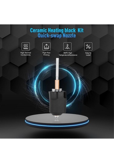 3-v3 Hotend Kiti Yüksek Akışlı Baskı Seramik Isıtma Kitleri Hızlı Değiştirilebilir Nozul Kiti 3d Yazıcı