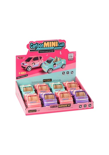 Zr169-1 Işıklı Müzikli Çarp Dön Üstü Açık Araba -vardem Oyuncak Çok Renkli