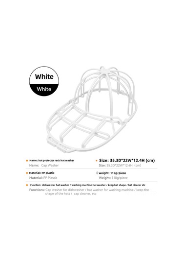 Mufunye Ev Ürünü Şapka Koruyucu: Deforme Olmamasını Engelleyen, Kuruşturma Ve Saklama Rafı Beyaz Diğer