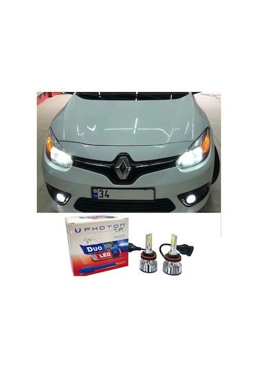 Renault Fluence Led Xenon Kısa Far Ampulü H7 Duo Yeni Seri Beyaz