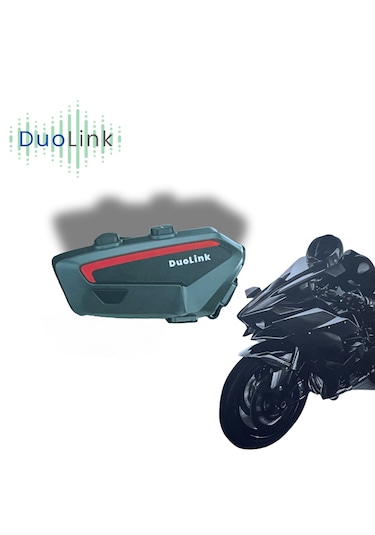 DuoLink X02 İnterkom Bluetooth 6 Kişi Grup Motosiklet Kulaklık Müzik Paylaşımı Kask Intercom Sesli Yanıt