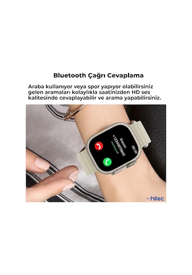 Schitec Watch 8 Pro Max Amoled iOS Uyumlu Akıllı Saat (İthalatçı Garantili)