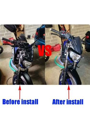 Motosiklet Alüminyum Cnc Rüzgar Siperlik Mt07-fz07 2018/21 Uyumlu Bağlantı Aparatı Motor Rüzgarlık Çok Renkli