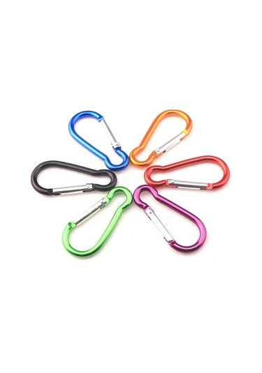 Pazly Yürüyüş Ve Seyahat Karabinası Kamp İçin Hafif Geeroyoo Dağcılık, Alüminyum Adet 10 - Fj