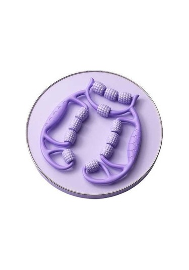 Bloomnest 12 Silindirli Çevresel Bacak Masaj Aleti, Yowqg8 Mor Mor