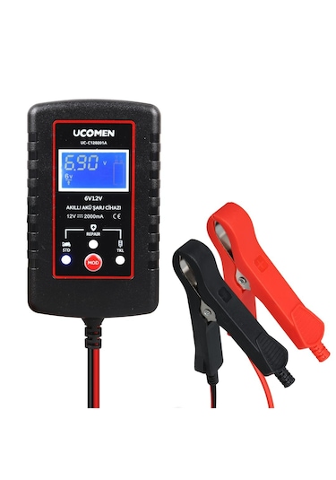 6v-12v 2 Amper Akü Şarj Cihazı