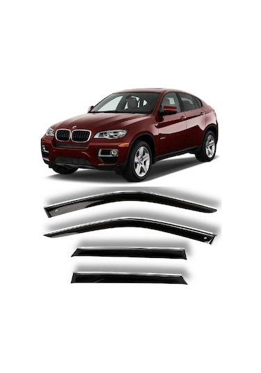 Bmw X6 E71 2008 2015 Kromlu Cam Rüzgarlığı İthal