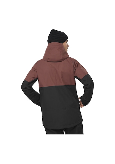 Salomon Salomon Transfer Anorak Erkek Kayak Montu Bordo Siyah 41201 Siyah