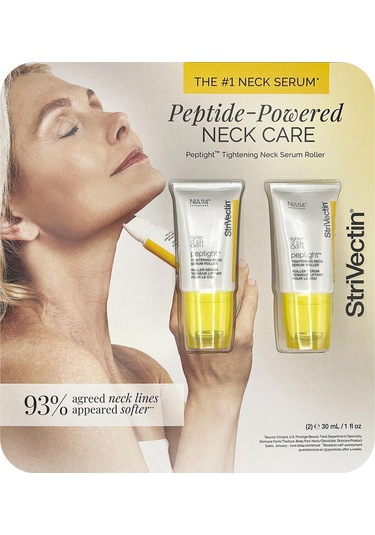 Strivectin Tighten & Lift Peptight Boyun Ve Çene Hattı Sıkılaştırıcı Serum Roller Set 2x30ml