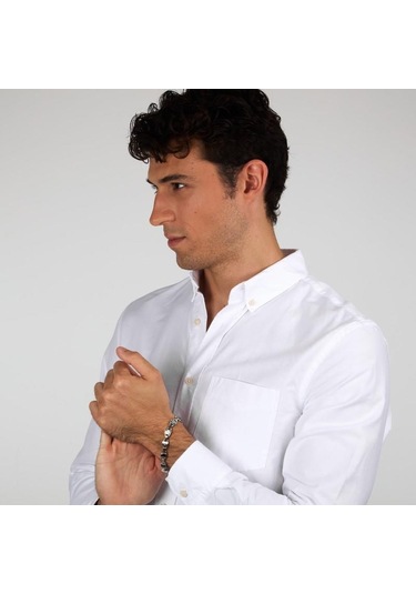 Maserati Jm424atz41 Erkek Bileklik Gümüş - Siyah