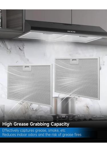 2pcs Wb02x11012 Ge Jv566h1ss İle Uyumlu Menzil Kaput Gres Filtresi Jv566h2ss Jv665h1bb Jv665h1cc Jv665h1ww, Yaklaşık 17-1/2 X 11-5/8 İnç