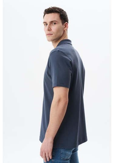 AR-MA Arma Erkek % 100 Pamuk Penye Pike Regular Fit Polo Yaka Gömlek Y25374351101 Gri-g3 Gri