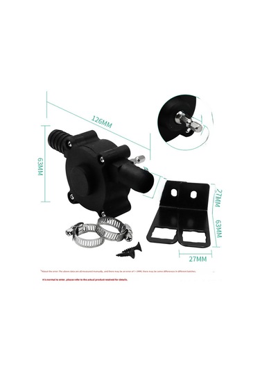 Mufunye Ev İçi El Matkaplı Kompakt Su Pompa: Dc Akülü Kendinden Emici Santrifüjli Su Taşıyıcı - Ev Kullanıma Uygun, Taşınabilir Ve Hızlı Çalışır