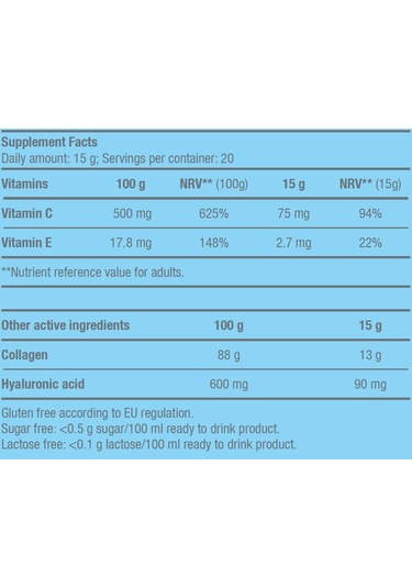 Biotech Usa Collagen Kolajen Hyaluronic Acid - 300 G