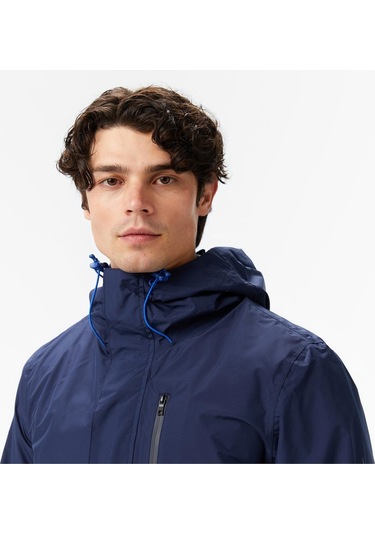 Erkek Lacivert Regular Fit Rain Breaker Yağmurluk-11478 4nv-lacivert
