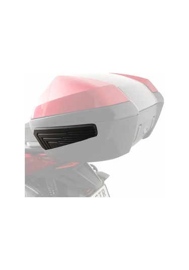 GP Kompozit Honda Forza 250 Uyumlu Motosiklet Çanta Koruma Pedi Siyah