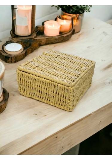 Logovo Bobrov Örgü Saklama Sepeti 197645760 Bej