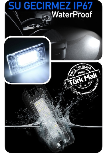 Mını Paceman R61 Cooper One 2012-2016 Canbus Led Araç Içi Ayak Altı Bölmesi Aydınlatma Ledi Lambası