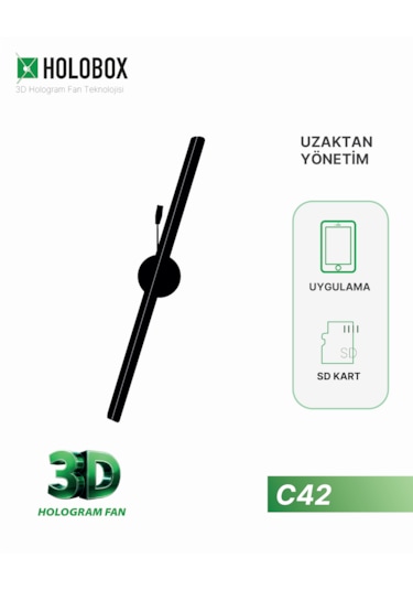 Holobox C42 3d Hologram Fan 42 Cm