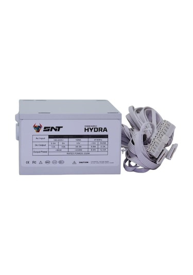 Snt Hydra 550 Watt Beyaz Atx Güç Kaynağı