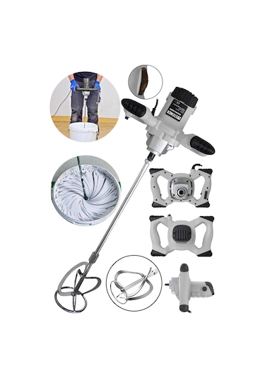 Steiner Gt-grey 3000 W Bakır Sargı Alçı Boya Karıştırıcı Mikser