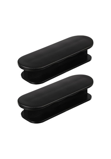 Paket Yapışkanlı Balkon Kapı Kolları, Dış Mekan Veranda Kapı Kolları, Mobilya Kolları, Cam Kapı Ve Pencere Kolları İçin Çekmece Kulpları - Siyah