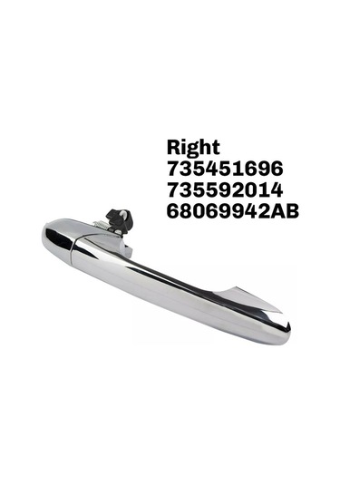 Besthome1 Araba Dış Kapı Kolu 735451696, 735592014,68069942ab Fiat 500 2012-2019 Ön Yolcu Tarafı