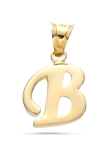 Sefa Gold 14 Ayar Altın B Harf Kolye Ucu