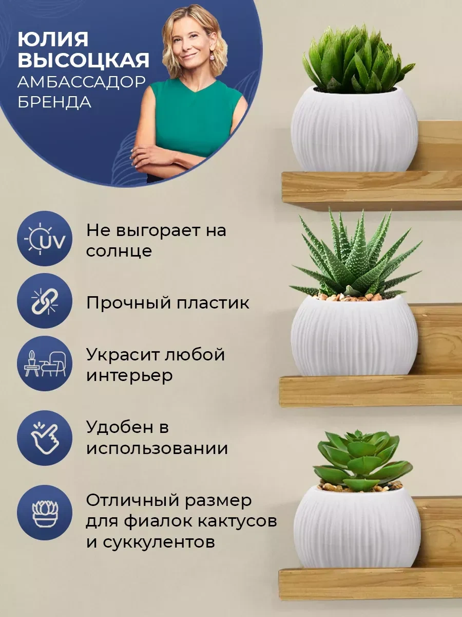 La Decoro Sukulentler İçin Saksı, Menekşe Saksıları, Kaktüs Saksısı. 328406081